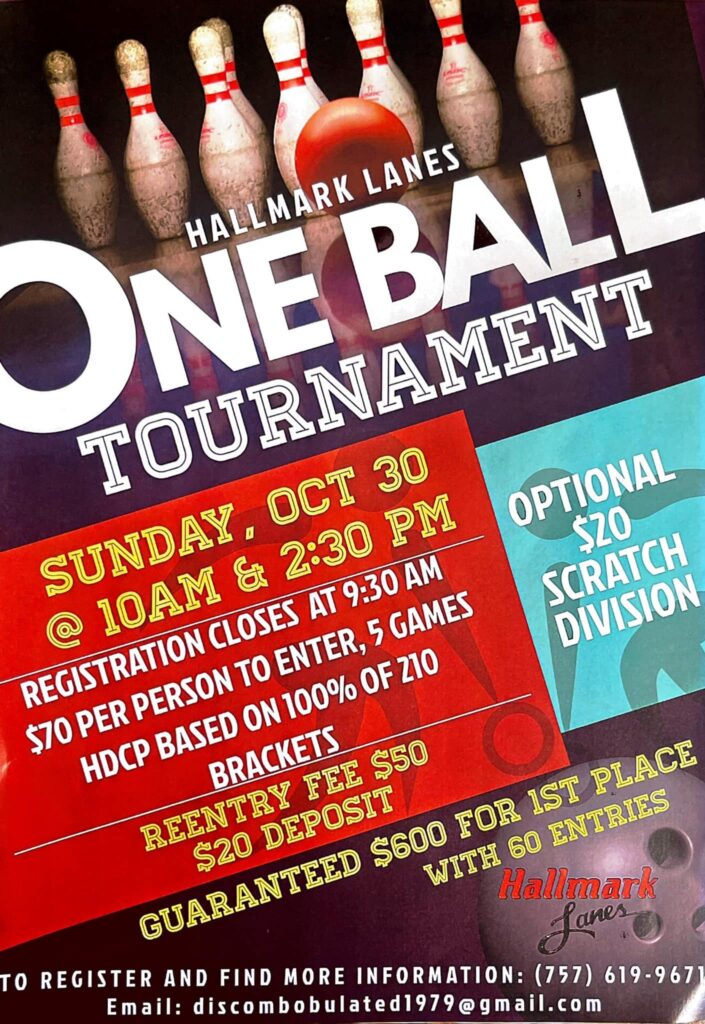 Hallmark Lanes One Ball Bowling Tournament Southern TNBA & USBC