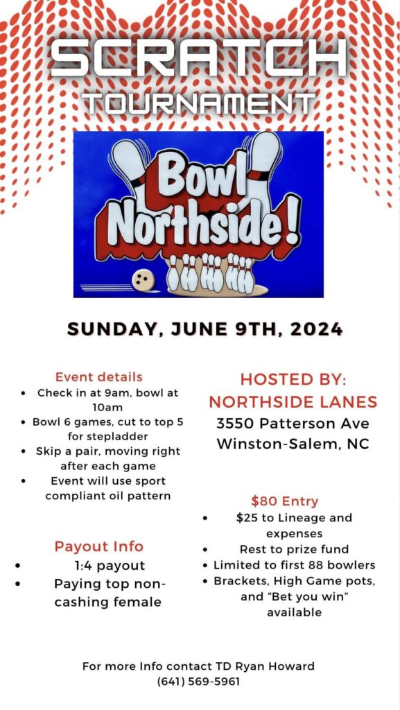 Bowl Northside Scratch Bowling Tournament